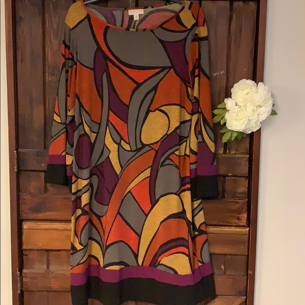 Christopher and Banks Multi-Color Dress